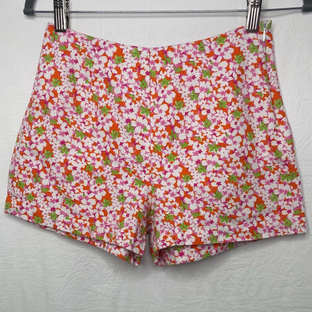 Gap,Size 4, shorts ,orange/pink colors /Flowers - Picture 1 of 3